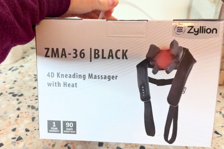 Zyllion neck massager in the box