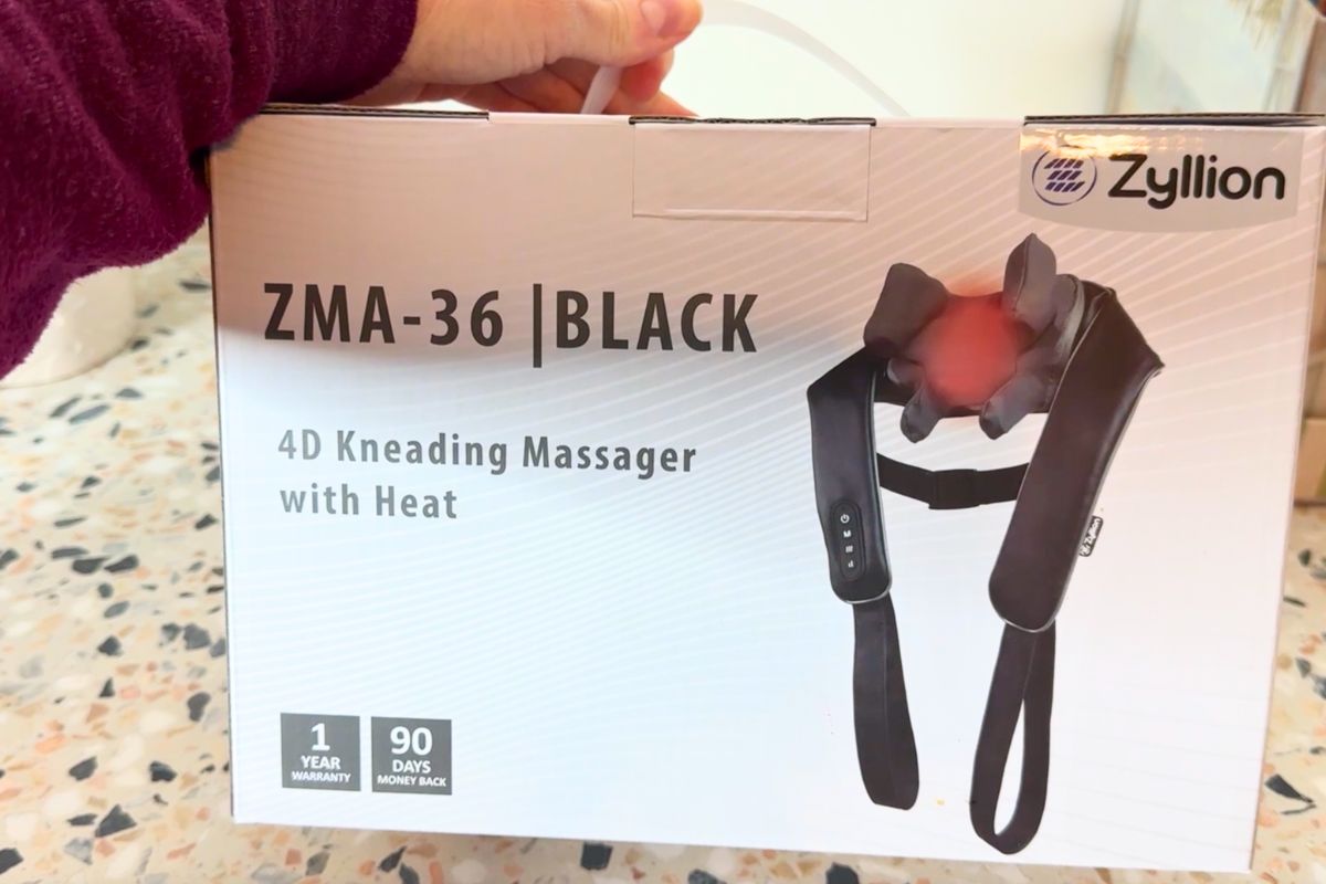 Zyllion neck massager in the box