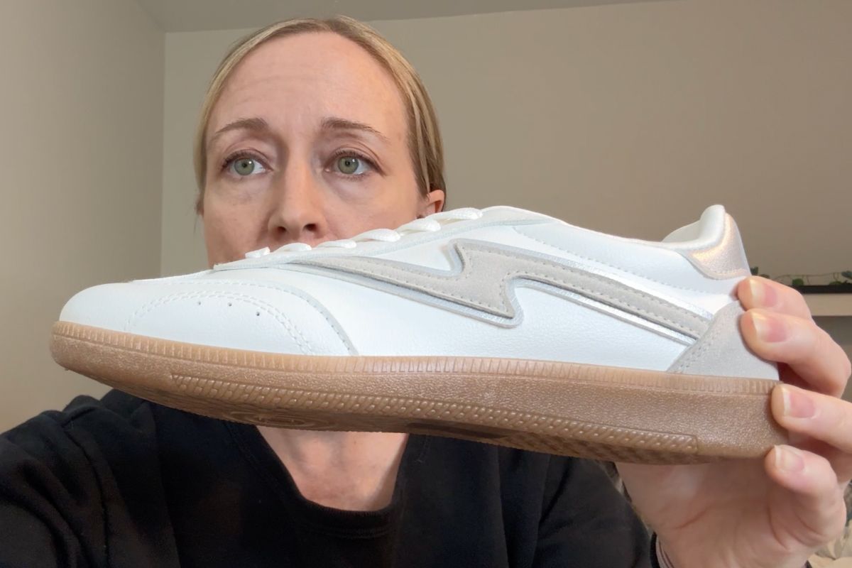 Holding a Project Cloud shoe