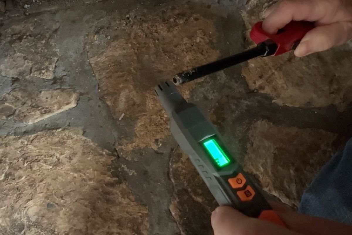 Bars to show gas detection on the Neoteck gas detector