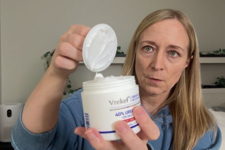 Opening Vrekef foot cream