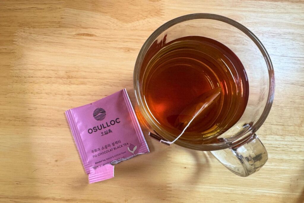 Chocolat Fig tea brewed
